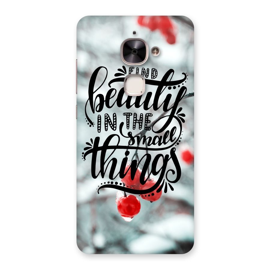Beauty in Small Things Back Case for Le 2