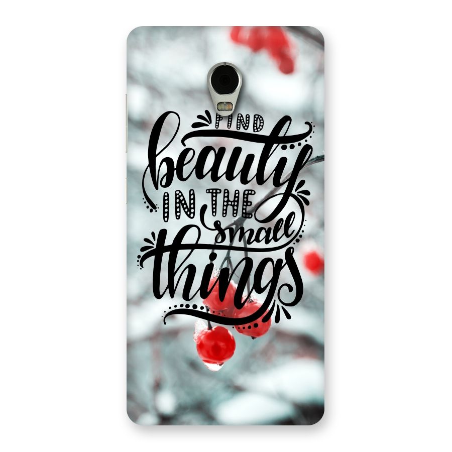 Beauty in Small Things Back Case for Lenovo Vibe P1