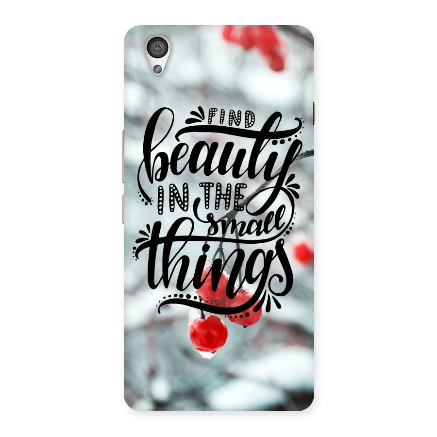 Beauty in Small Things Back Case for OnePlus X