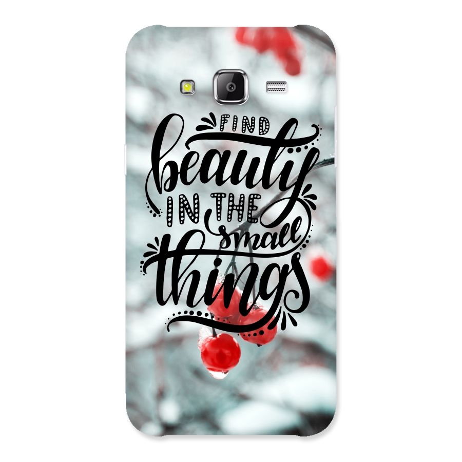 Beauty in Small Things Back Case for Samsung Galaxy J5