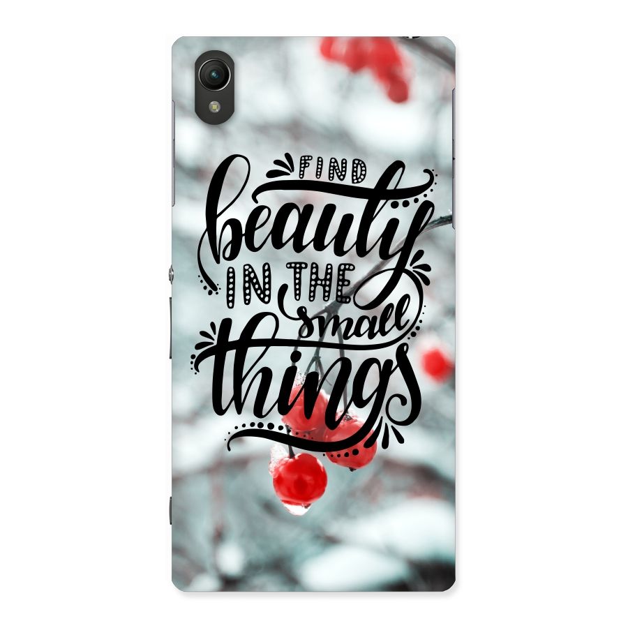 Beauty in Small Things Back Case for Sony Xperia Z1