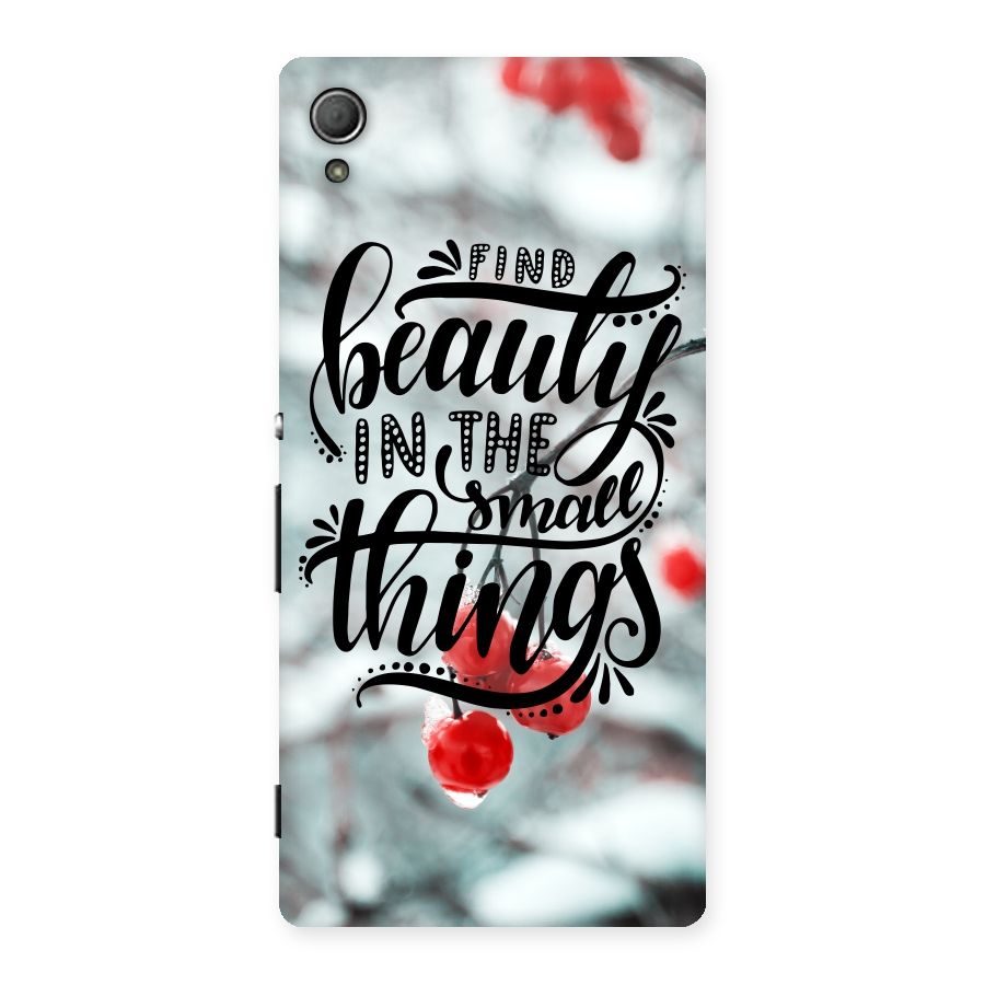 Beauty in Small Things Back Case for Xperia Z4