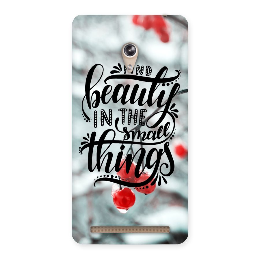 Beauty in Small Things Back Case for Zenfone 6