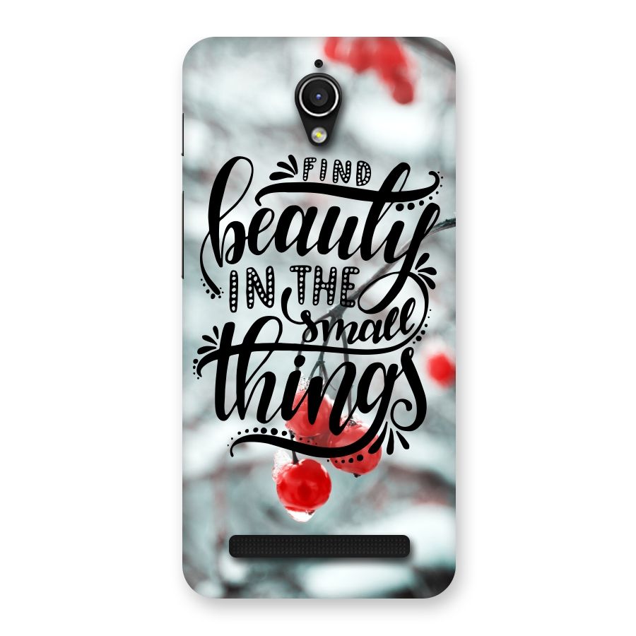 Beauty in Small Things Back Case for Zenfone Go