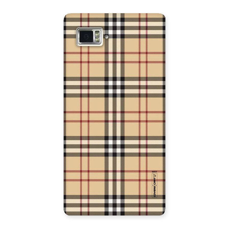Beige Check Back Case for Vibe Z2 Pro K920