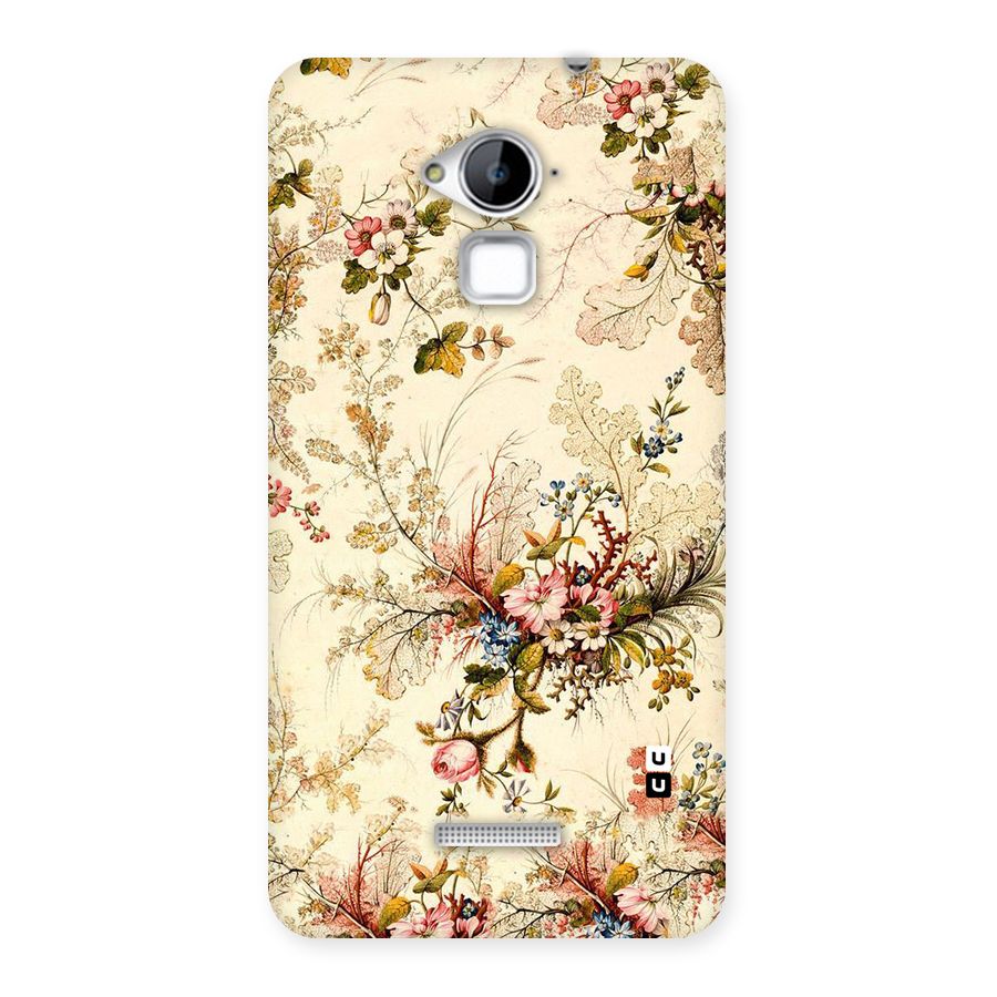 Beige Floral Back Case for Coolpad Note 3