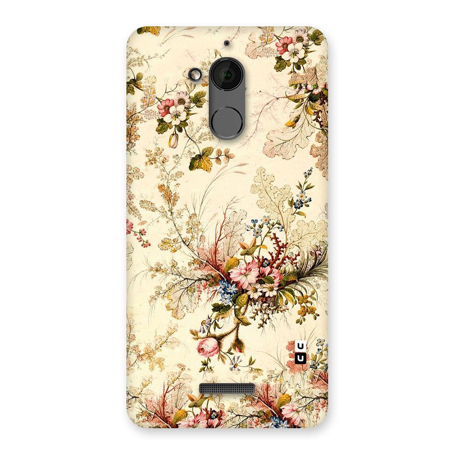 Beige Floral Back Case for Coolpad Note 5