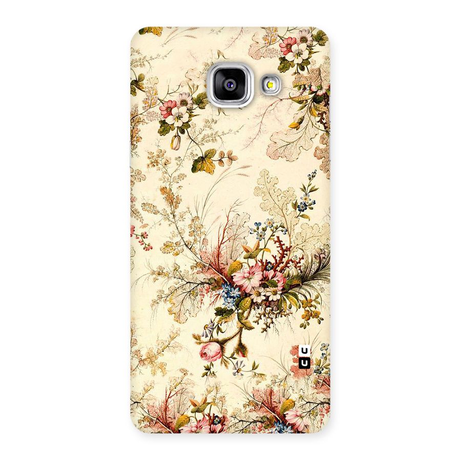 Beige Floral Back Case for Galaxy A5 2016