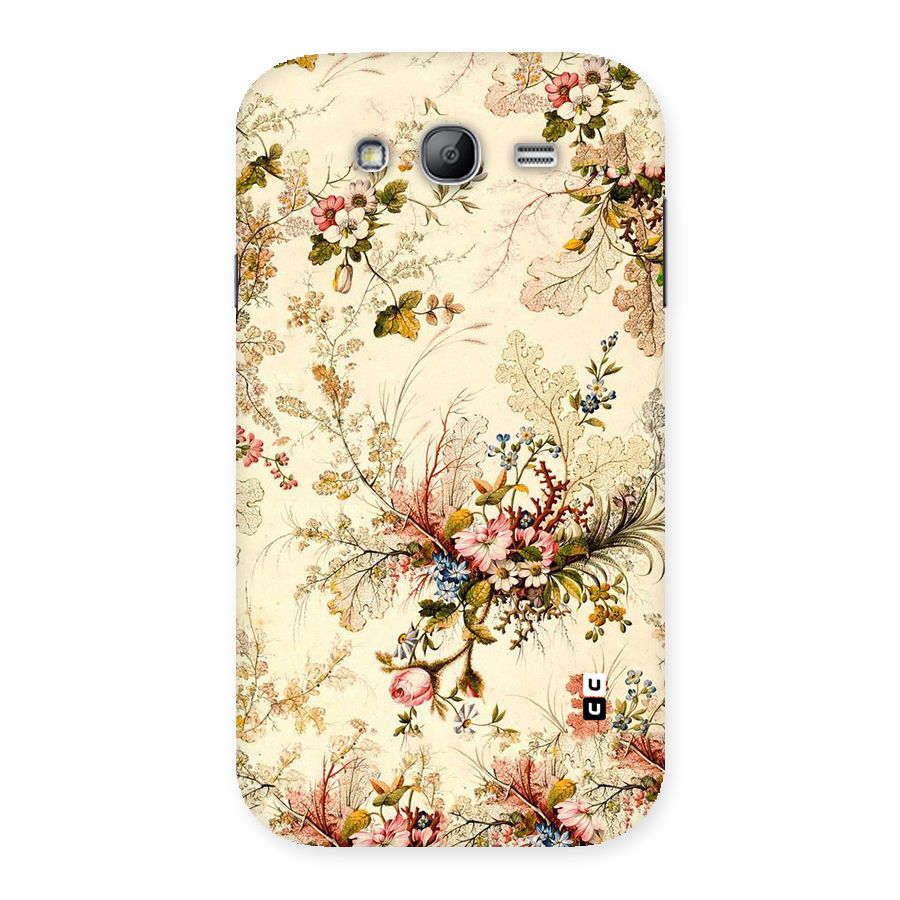 Beige Floral Back Case for Galaxy Grand Neo