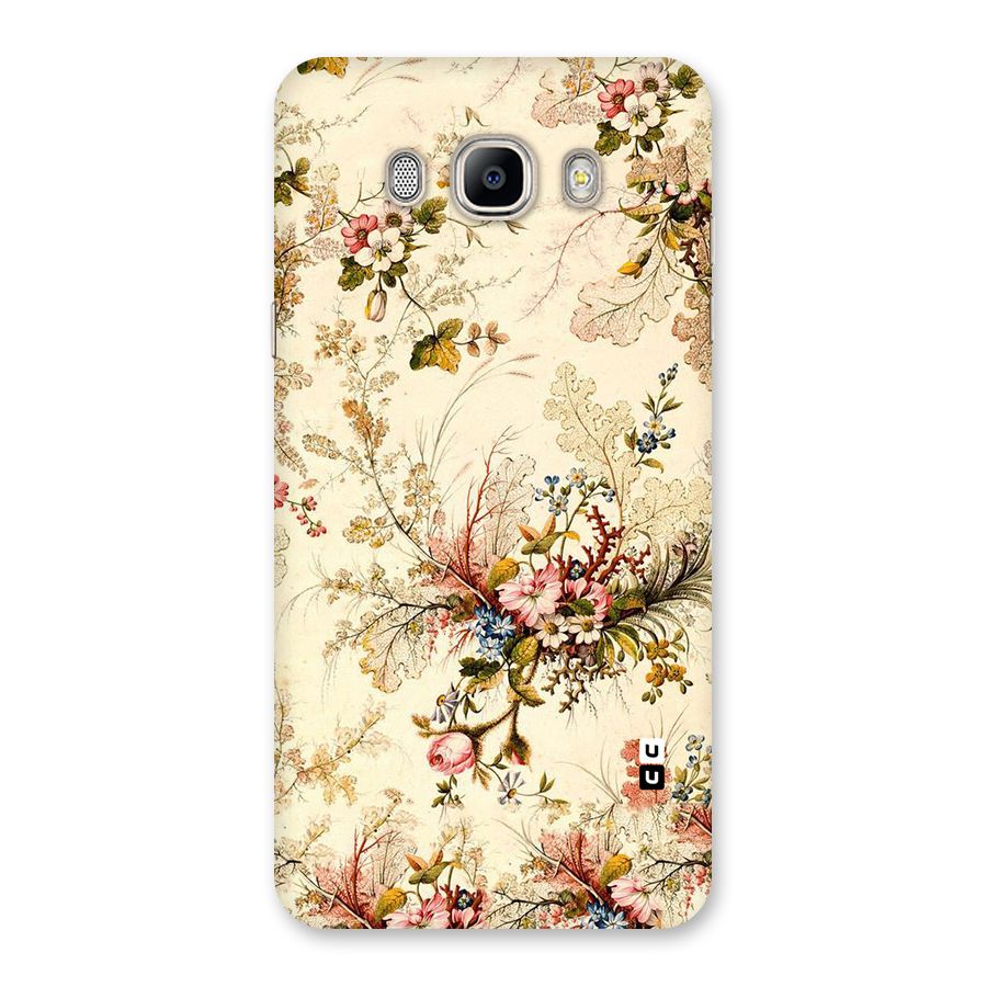 Beige Floral Back Case for Galaxy On8