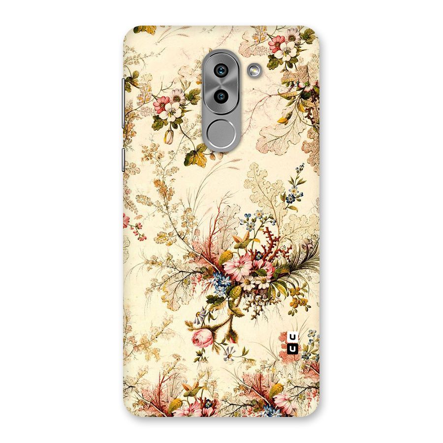 Beige Floral Back Case for Honor 6X