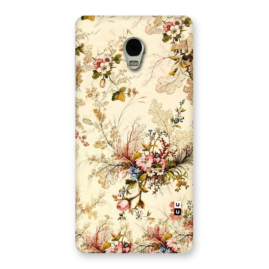 Beige Floral Back Case for Lenovo Vibe P1