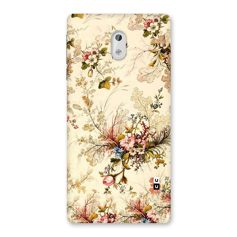 Beige Floral Back Case for Nokia 3