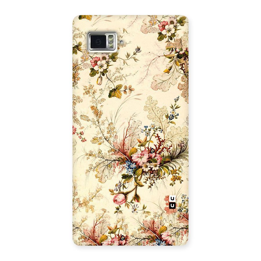 Beige Floral Back Case for Vibe Z2 Pro K920
