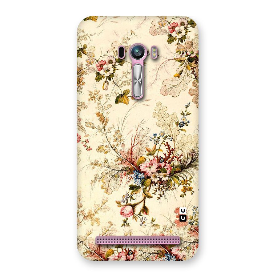 Beige Floral Back Case for Zenfone Selfie