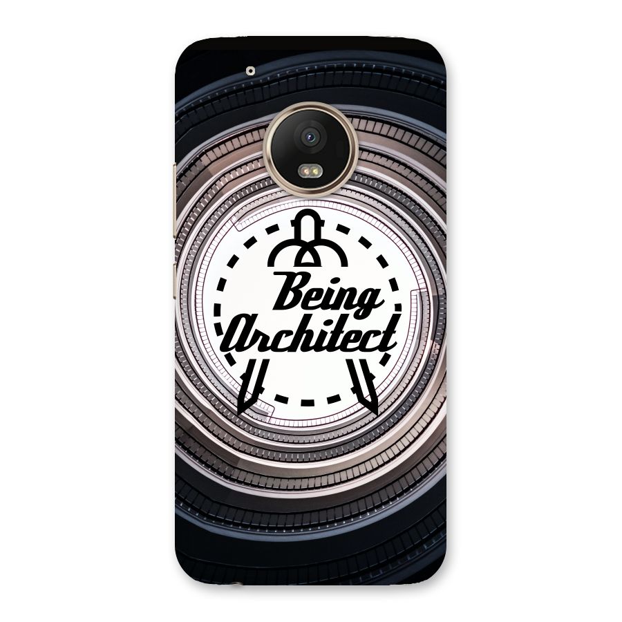 Being Architect Back Case for Moto G5 Plus