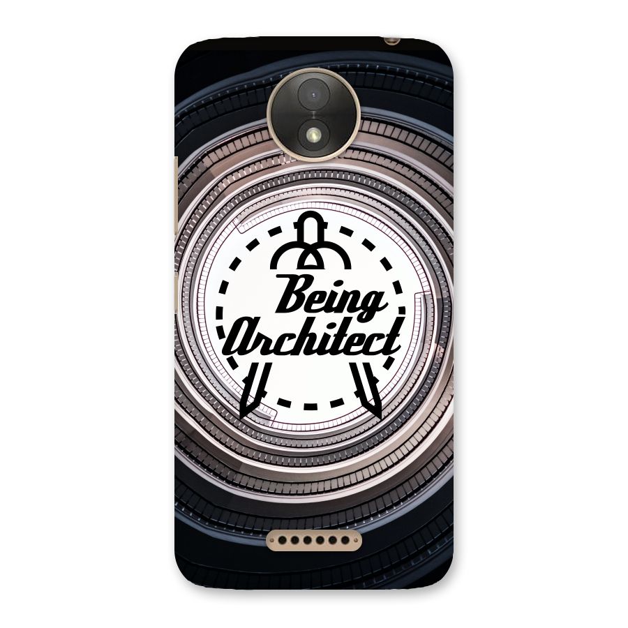 Being Architect Back Case for Moto C Plus