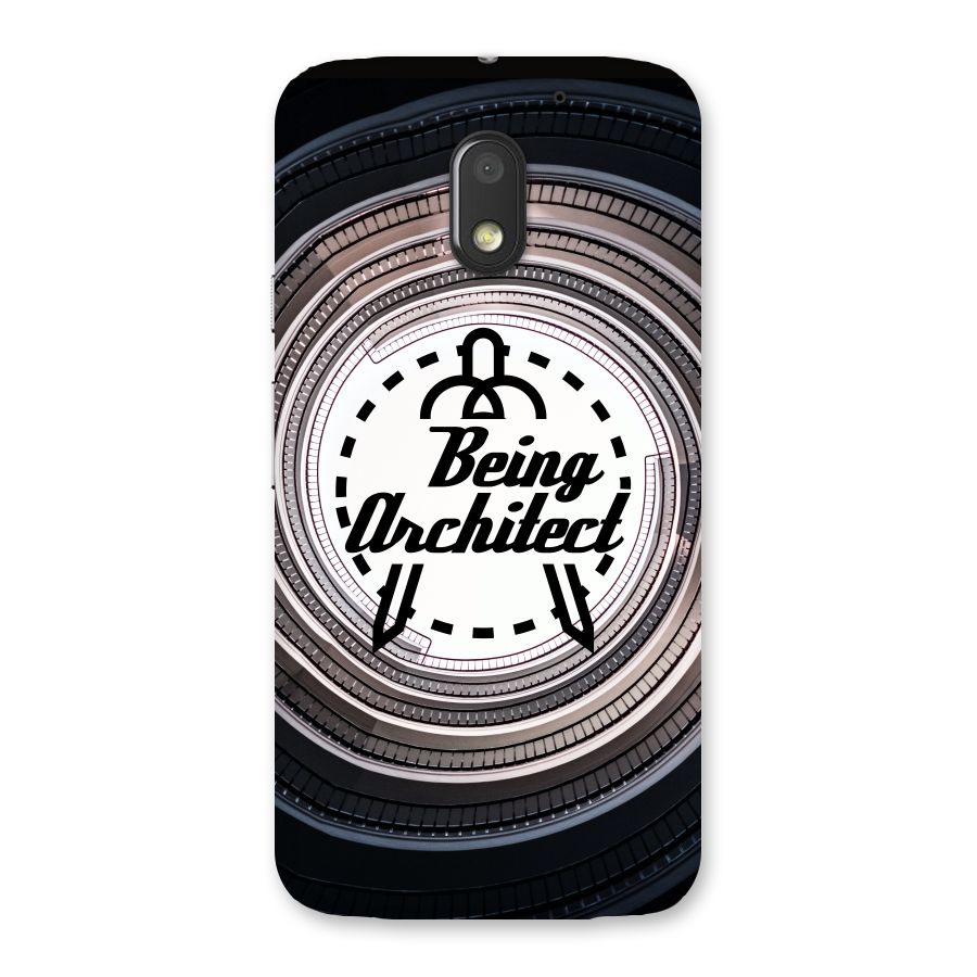 Being Architect Back Case for Moto E3 Power