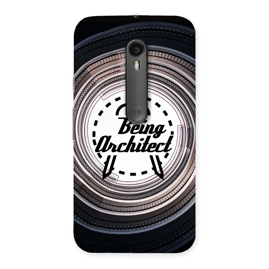 Being Architect Back Case for Moto G3