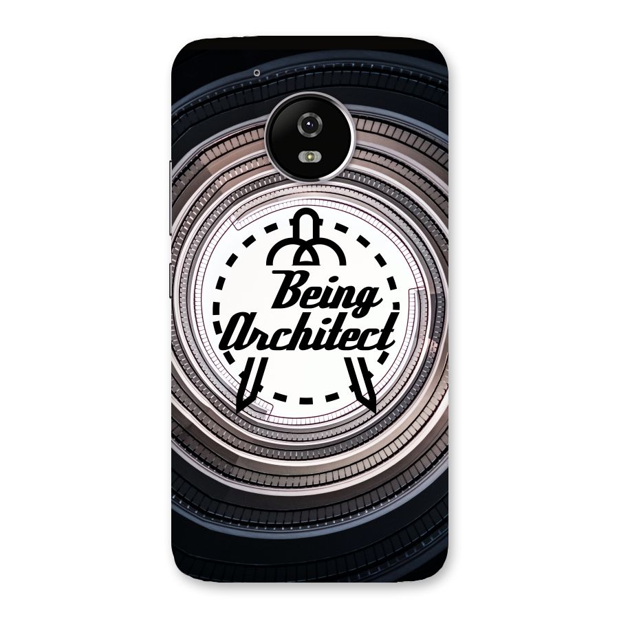 Being Architect Back Case for Moto G5