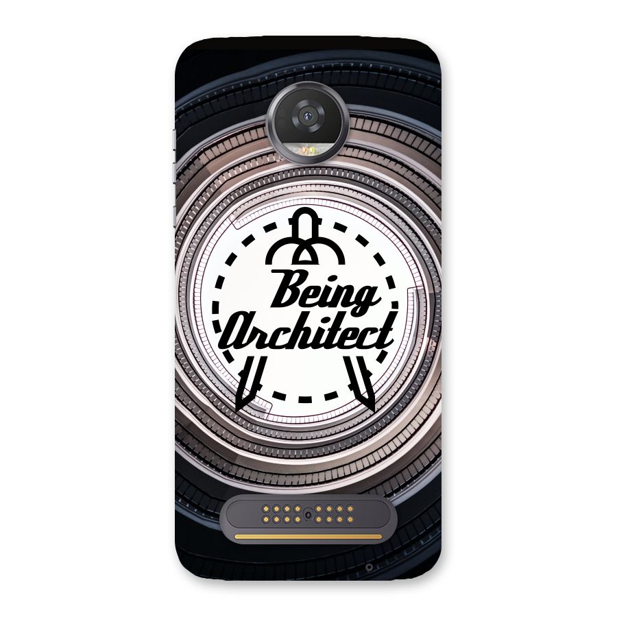 Being Architect Back Case for Moto Z2 Play