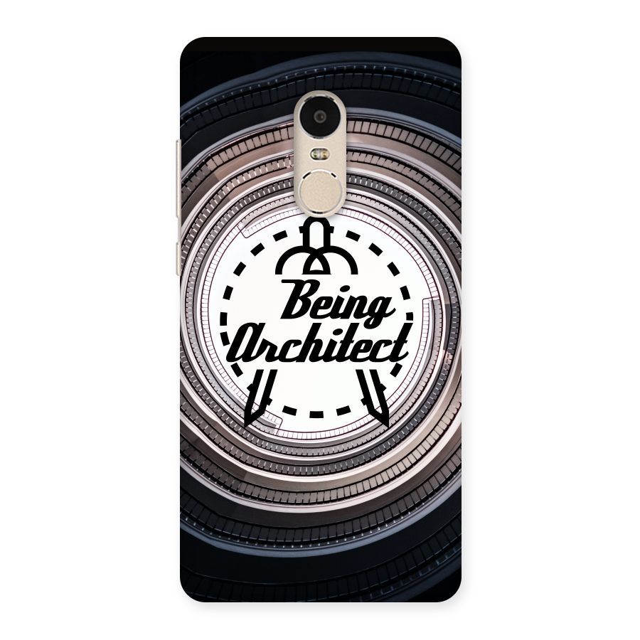 Being Architect Back Case for Xiaomi Redmi Note 4