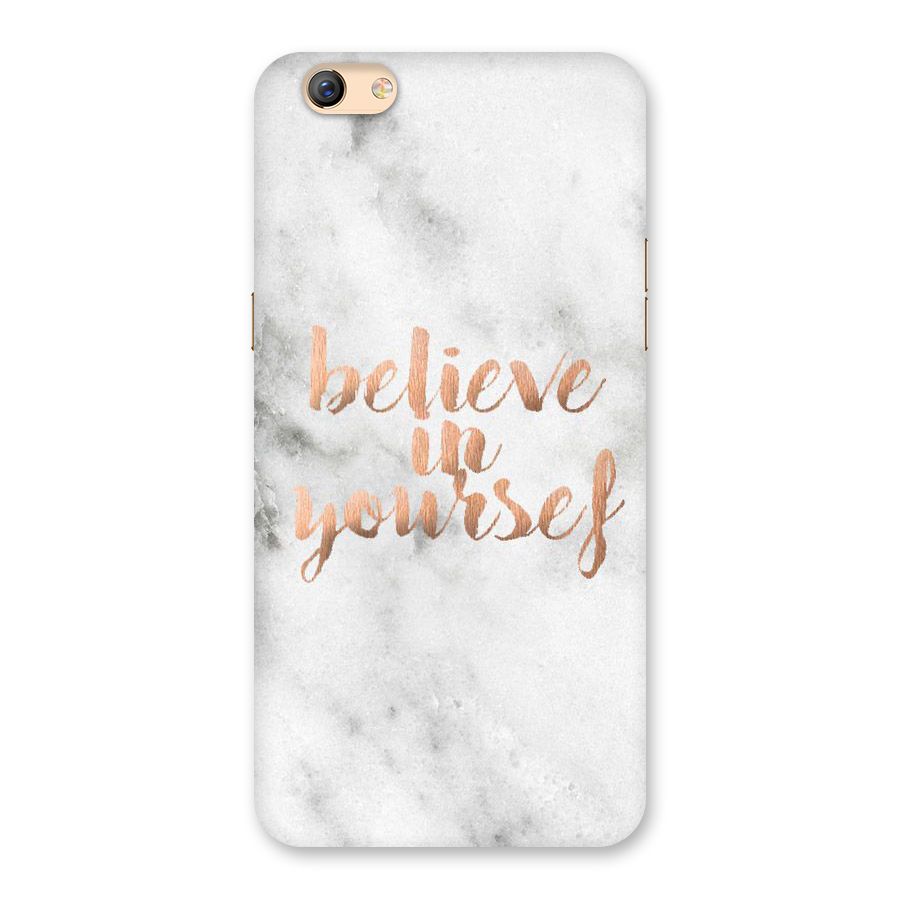 Believe in Yourself Back Case for Oppo F3 Plus