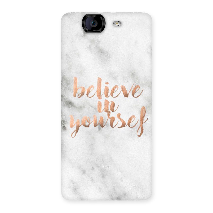 Believe in Yourself Back Case for Canvas Knight A350