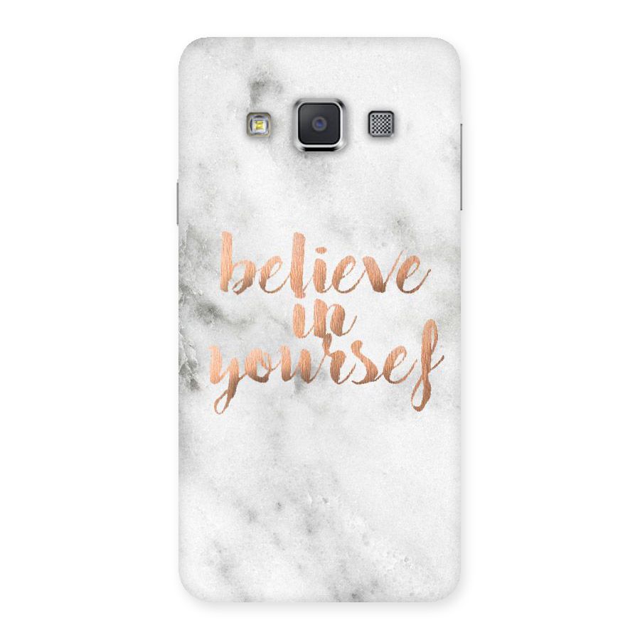 Believe in Yourself Back Case for Galaxy A3