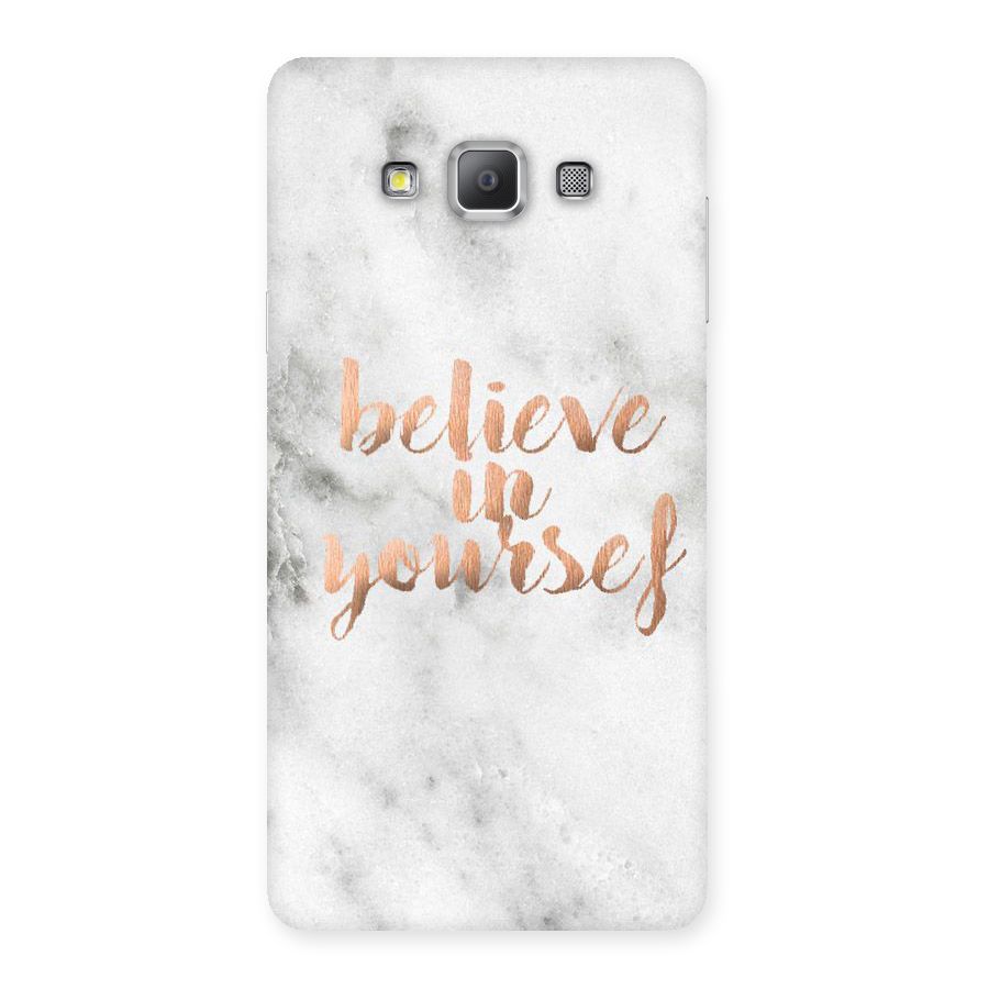 Believe in Yourself Back Case for Galaxy A7