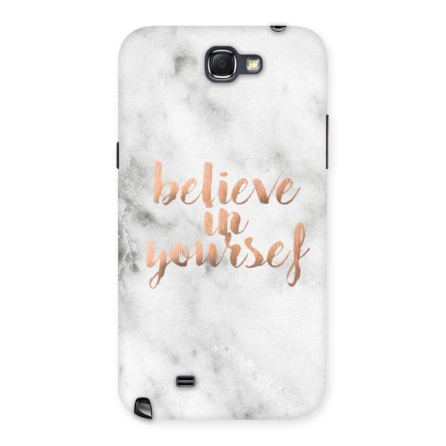 Believe in Yourself Back Case for Galaxy Note 2