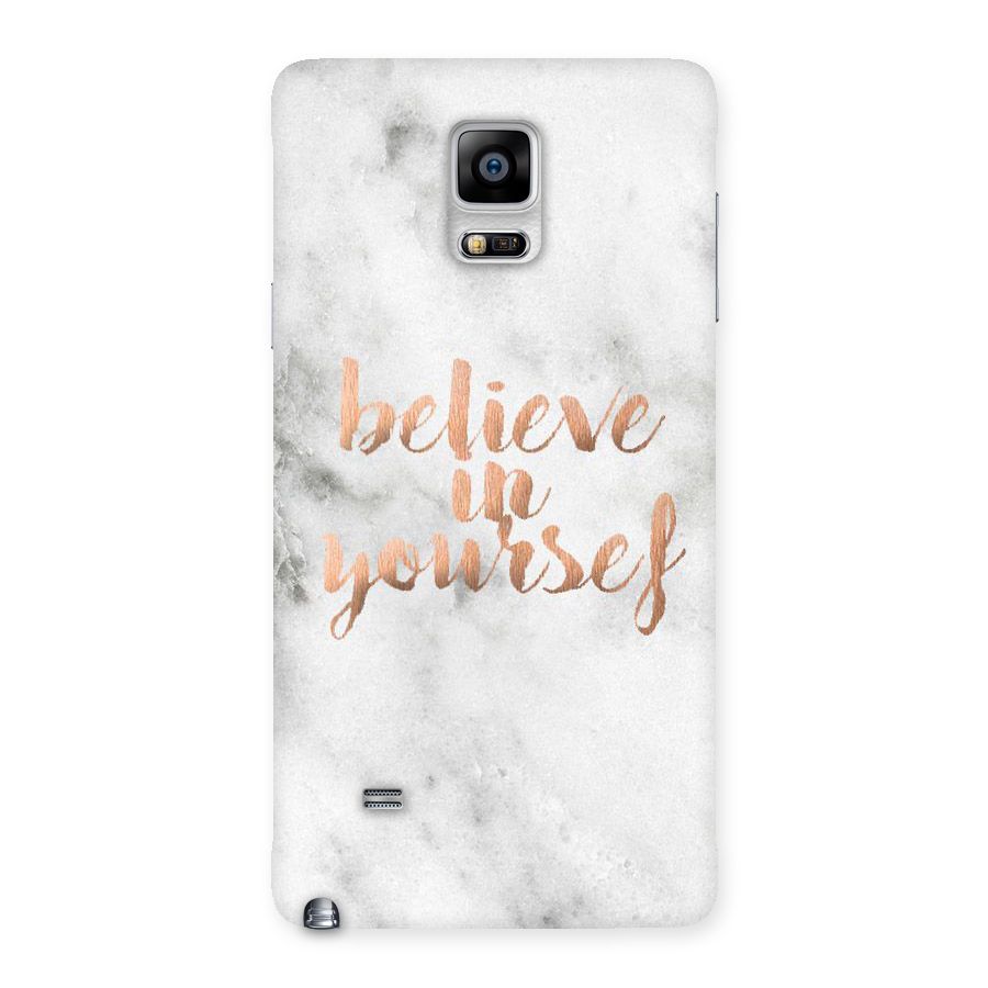 Believe in Yourself Back Case for Galaxy Note 4