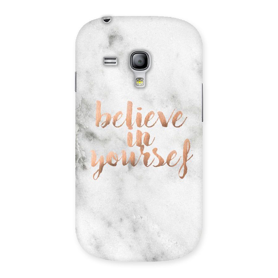 Believe in Yourself Back Case for Galaxy S3 Mini