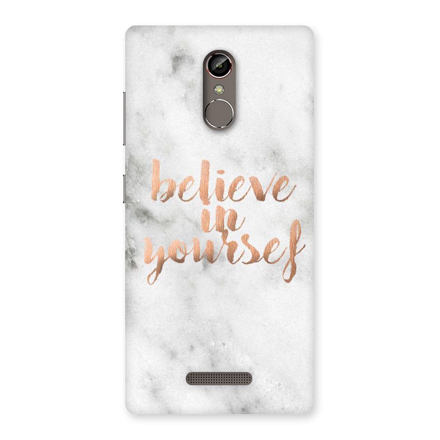 Believe in Yourself Back Case for Gionee S6s