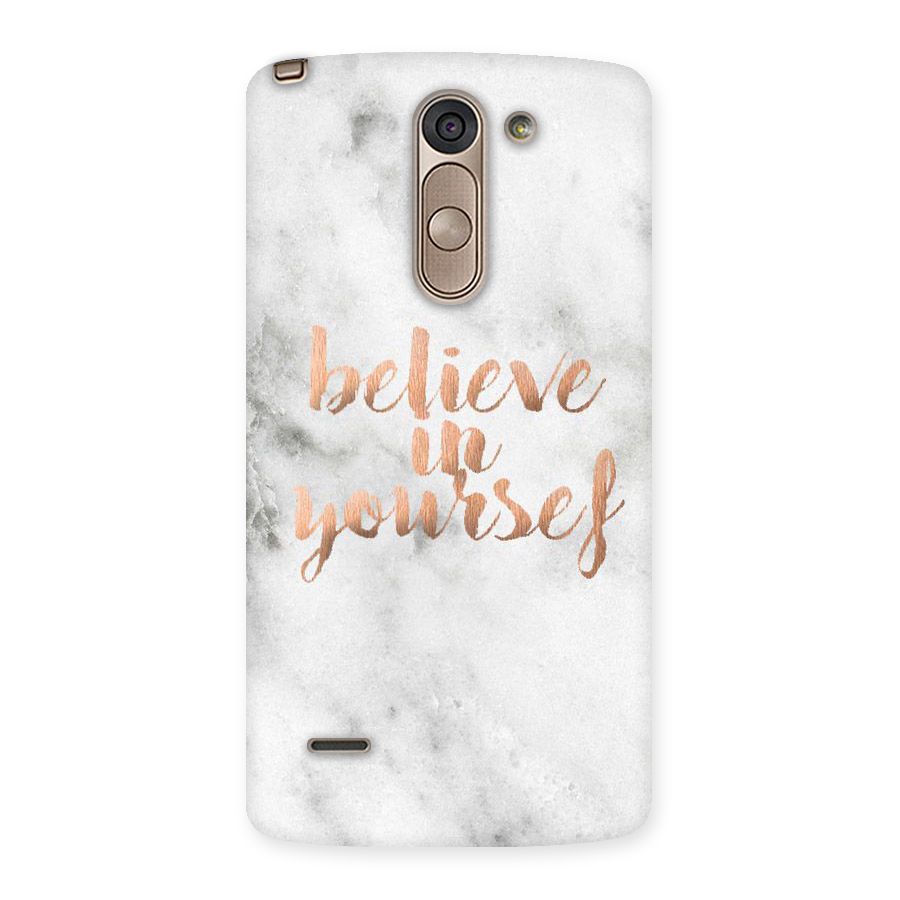 Believe in Yourself Back Case for LG G3 Stylus