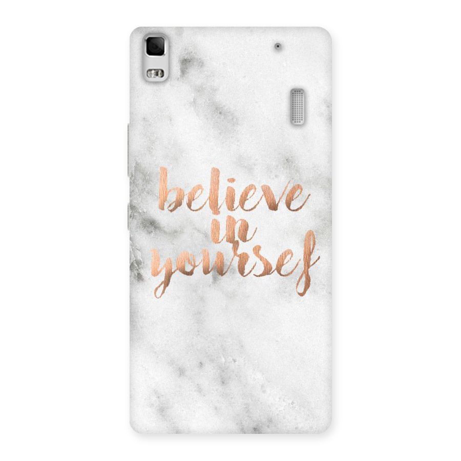 Believe in Yourself Back Case for Lenovo K3 Note