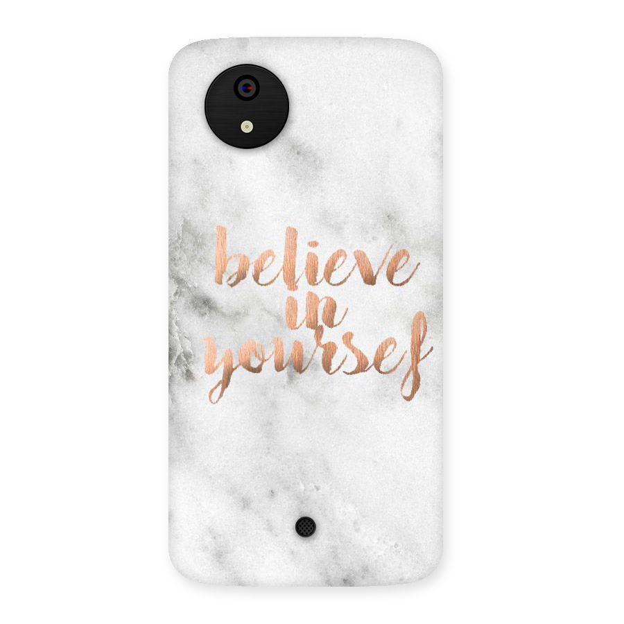 Believe in Yourself Back Case for Micromax Canvas A1