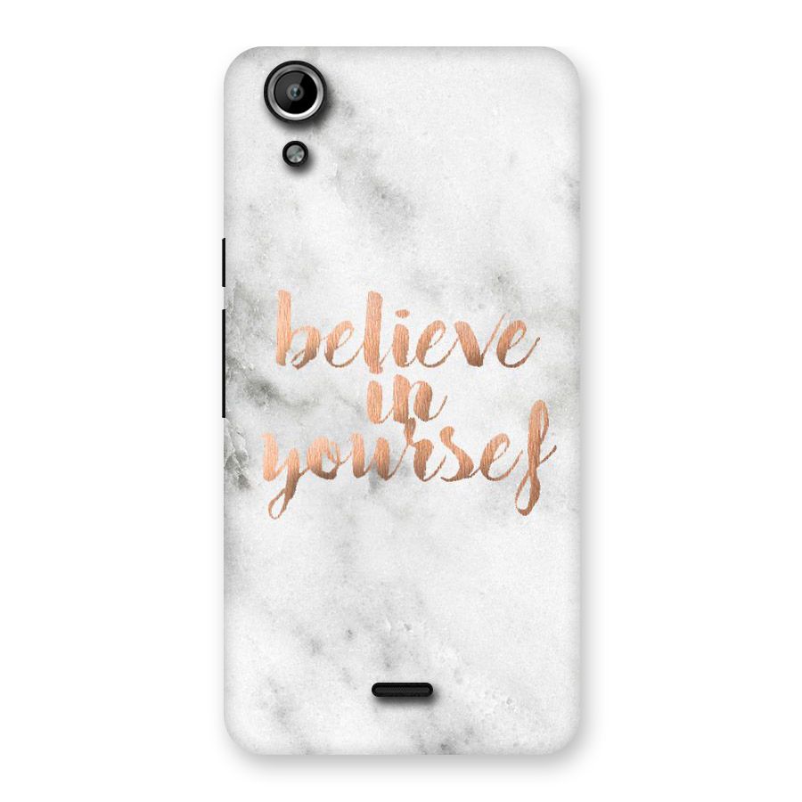 Believe in Yourself Back Case for Micromax Canvas Selfie Lens Q345