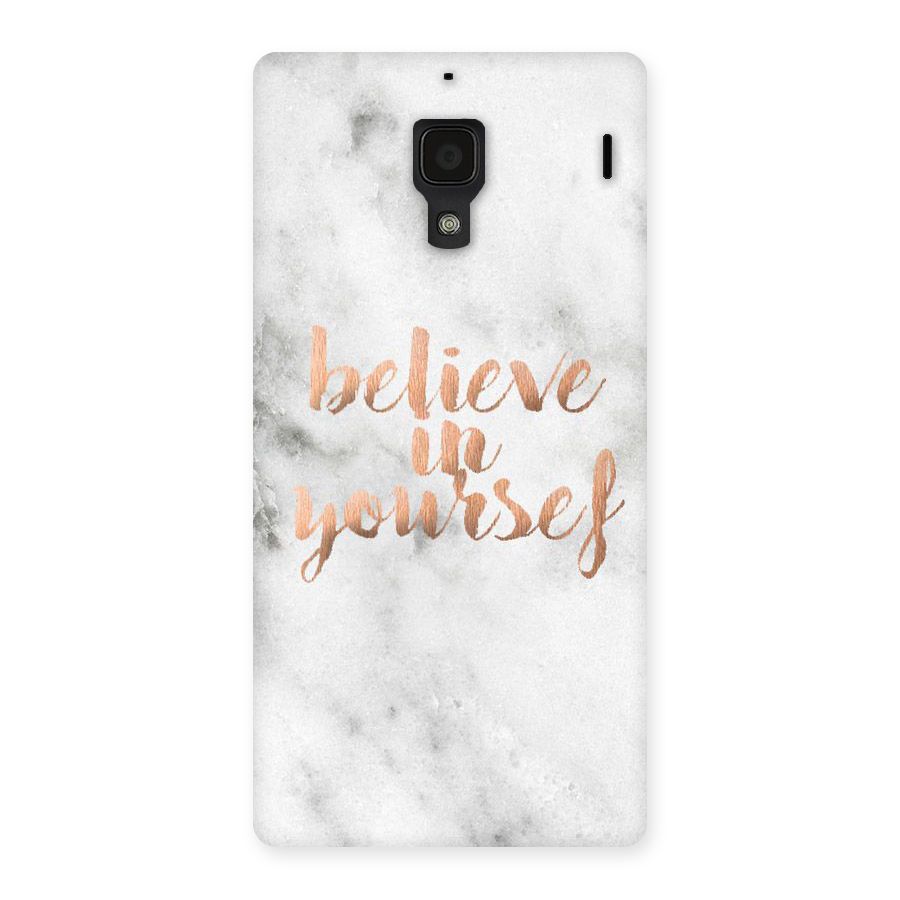 Believe in Yourself Back Case for Redmi 1S