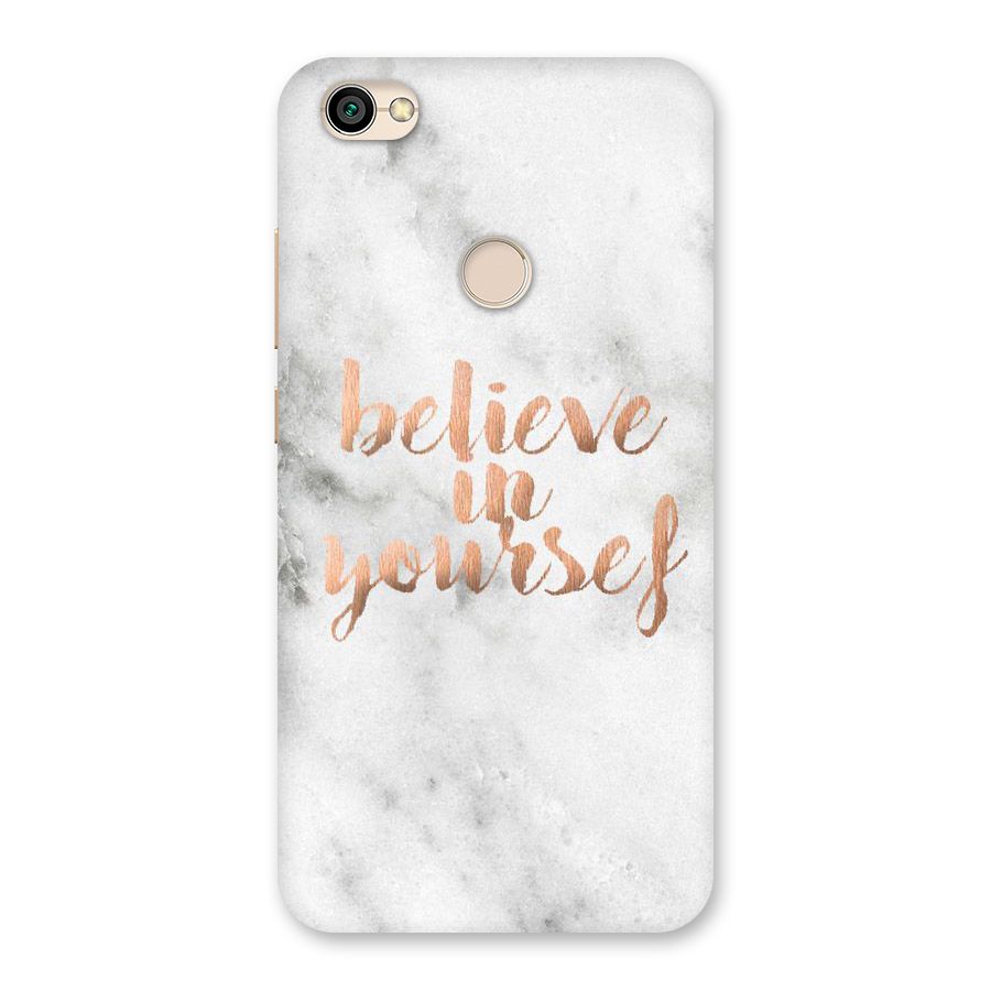 Believe in Yourself Back Case for Redmi Y1 2017