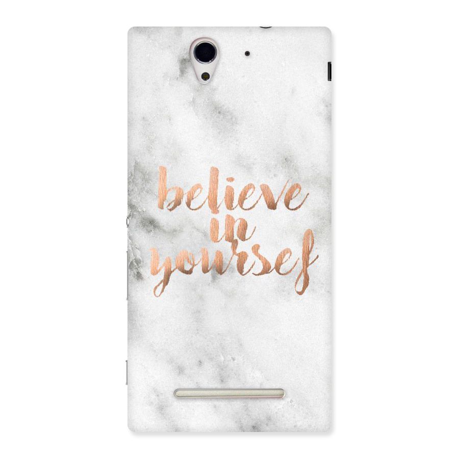 Believe in Yourself Back Case for Sony Xperia C3