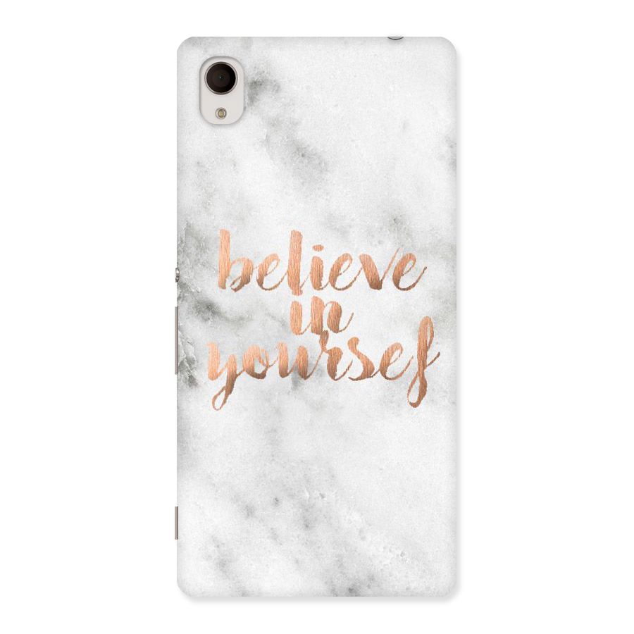 Believe in Yourself Back Case for Sony Xperia M4