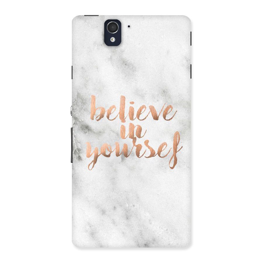 Believe in Yourself Back Case for Sony Xperia Z