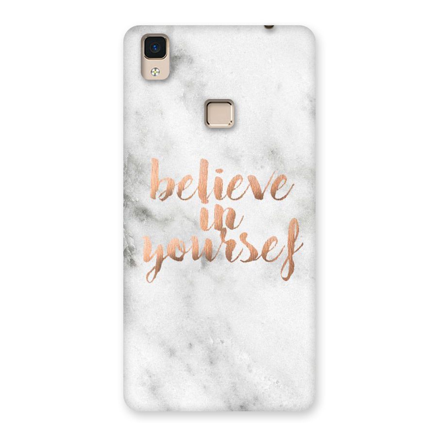 Believe in Yourself Back Case for V3 Max