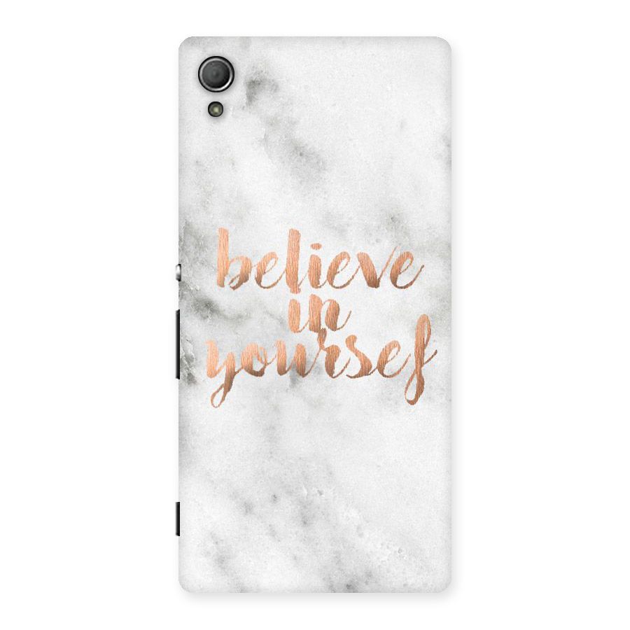 Believe in Yourself Back Case for Xperia Z4
