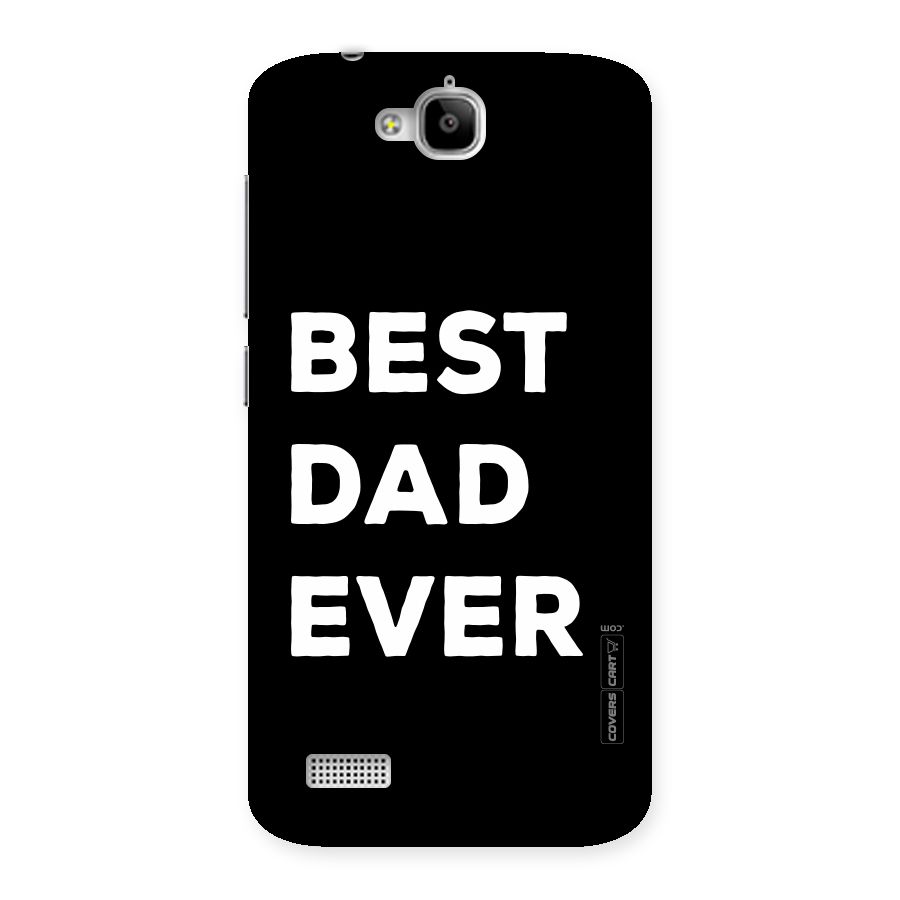 Best Dad Ever Back Case for Honor Holly