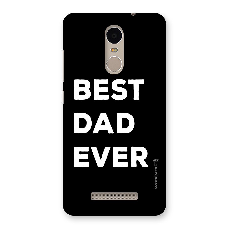 Best Dad Ever Back Case for Xiaomi Redmi Note 3