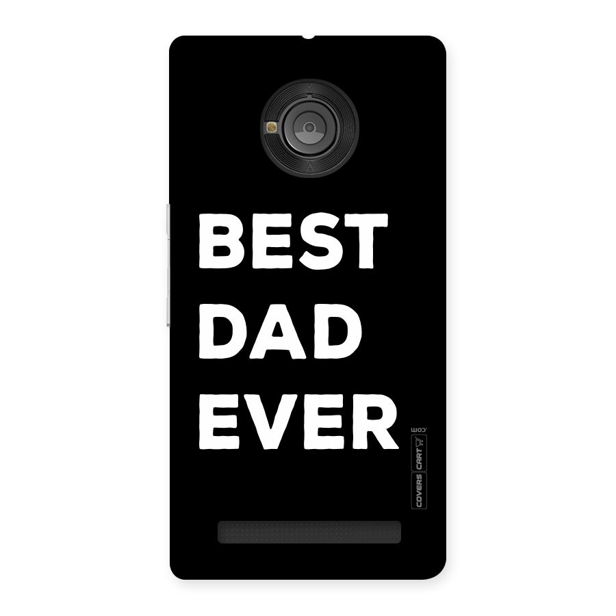 Best Dad Ever Back Case for Yu Yunique