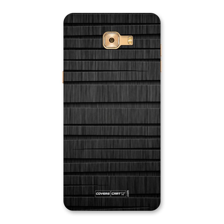 Black Abstract Back Case for Galaxy C9 Pro