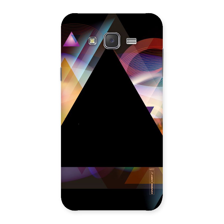 Triangle Black Abstract Back Case for Galaxy J7